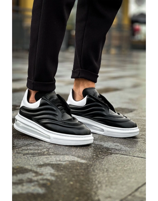 Ch299 Gbt Sollıevo Erkek Ayakkabı Siyah/beyaz Erkek Sneaker Ayakkabı