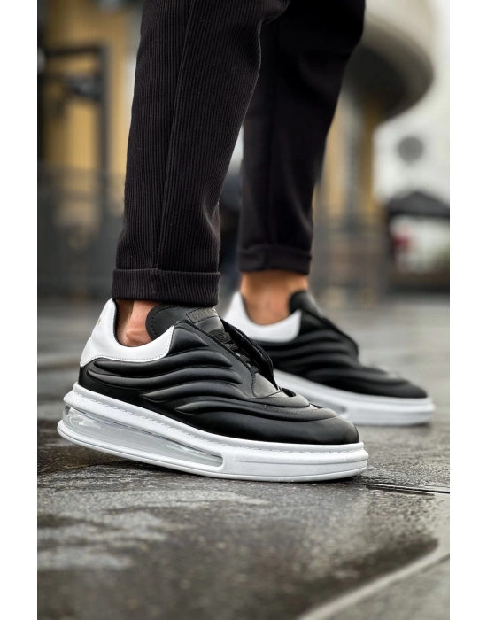 Ch299 Gbt Sollıevo Erkek Ayakkabı Siyah/beyaz Erkek Sneaker Ayakkabı