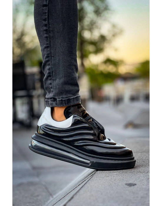 Ch299 Grt Sollıevo Erkek Ayakkabı Siyah/beyaz Erkek Sneaker Ayakkabı