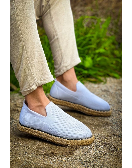 Ch305 Triko Erkek Ayakkabı Beyaz Erkek Sneaker Ayakkabı