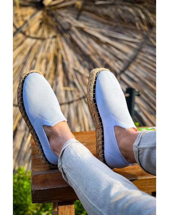 Ch305 Triko Erkek Ayakkabı Beyaz Erkek Sneaker Ayakkabı