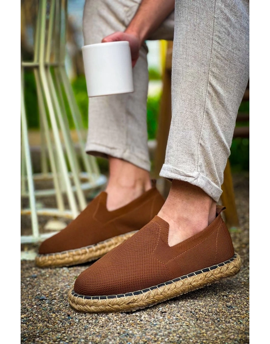 Ch305 Triko Erkek Ayakkabı Kahve Erkek Sneaker Ayakkabı