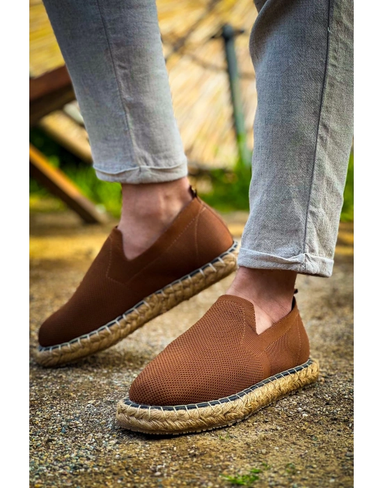 Ch305 Triko Erkek Ayakkabı Kahve Erkek Sneaker Ayakkabı