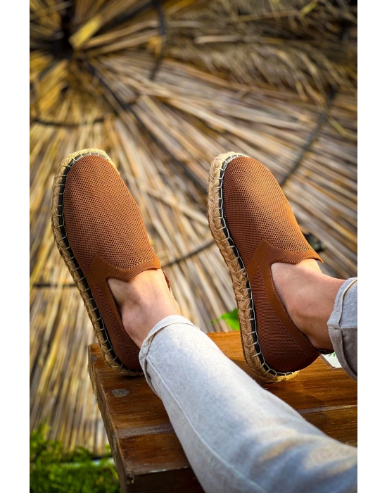 Ch305 Triko Erkek Ayakkabı Kahve Erkek Sneaker Ayakkabı