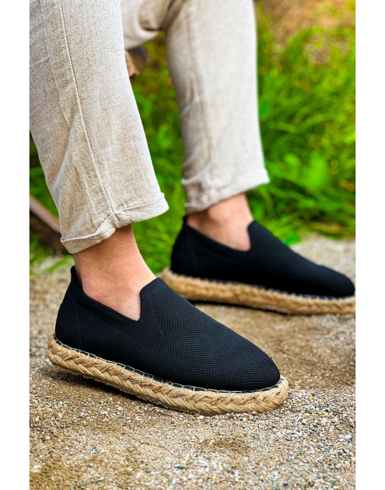 Ch305 Triko Erkek Ayakkabı Siyah Erkek Sneaker Ayakkabı