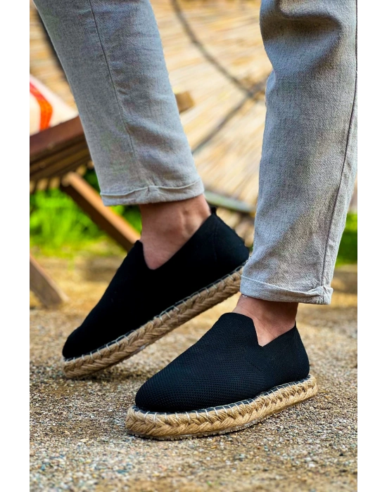 Ch305 Triko Erkek Ayakkabı Siyah Erkek Sneaker Ayakkabı