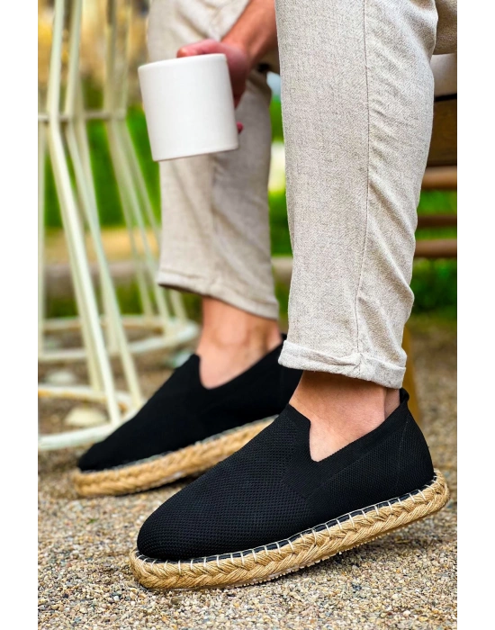 Ch305 Triko Erkek Ayakkabı Siyah Erkek Sneaker Ayakkabı