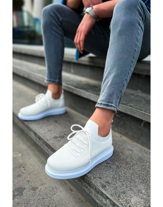 Ch307 Rt Tricot Erkek Ayakkabı Beyaz Erkek Spor Ayakkabı