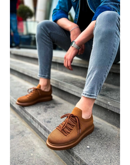 Ch307 Rt Tricot Erkek Ayakkabı Kahve Erkek Spor Ayakkabı