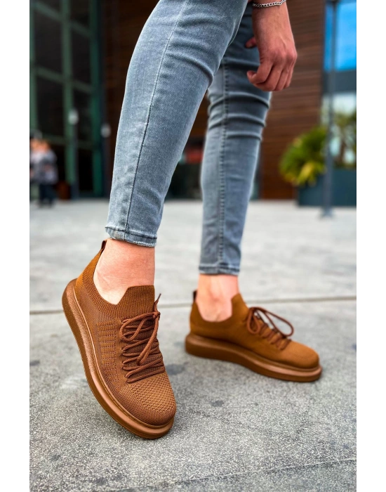 Ch307 Rt Tricot Erkek Ayakkabı Kahve Erkek Spor Ayakkabı