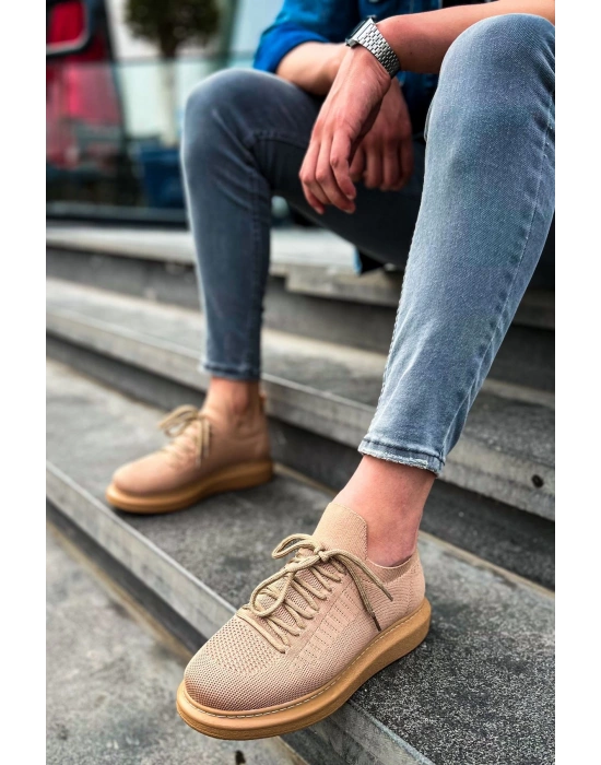 Ch307 Rt Tricot Erkek Ayakkabı Taba Erkek Spor Ayakkabı