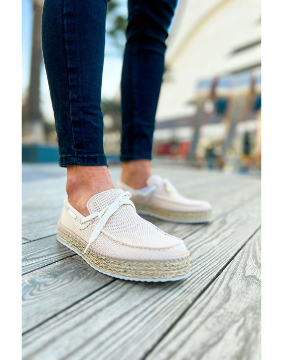 CH311 - Espadril Erkek Ayakkabı BEJ