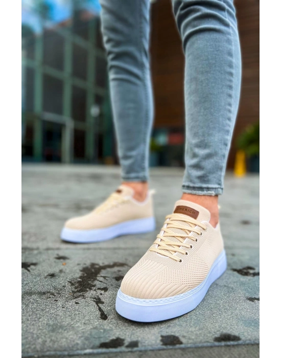 Ch413 Tbt Crew Erkek Ayakkabı Krem Erkek Günlük Ayakkabı