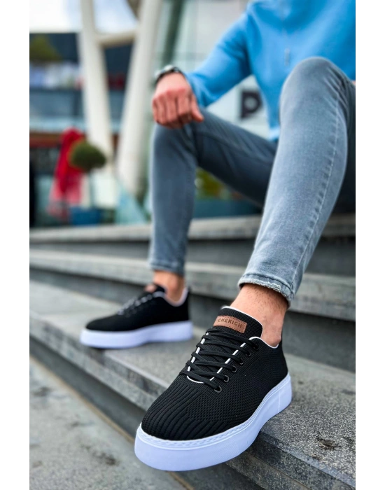 Ch413 Tbt Crew Erkek Ayakkabı Siyah Erkek Günlük Ayakkabı