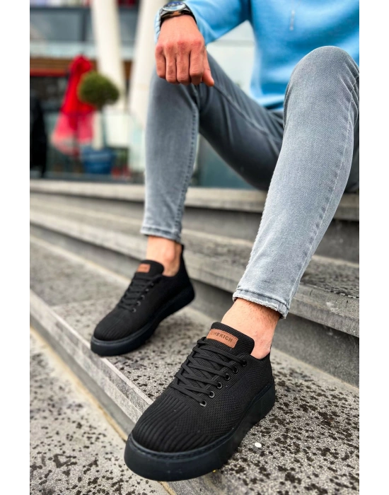 Ch413 Tst Crew Erkek Ayakkabı Siyah Erkek Günlük Ayakkabı