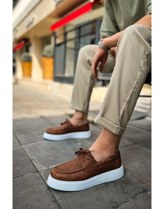 Ch419 Cbt Torrini Erkek Ayakkabı Taba Erkek Günlük Ayakkabı