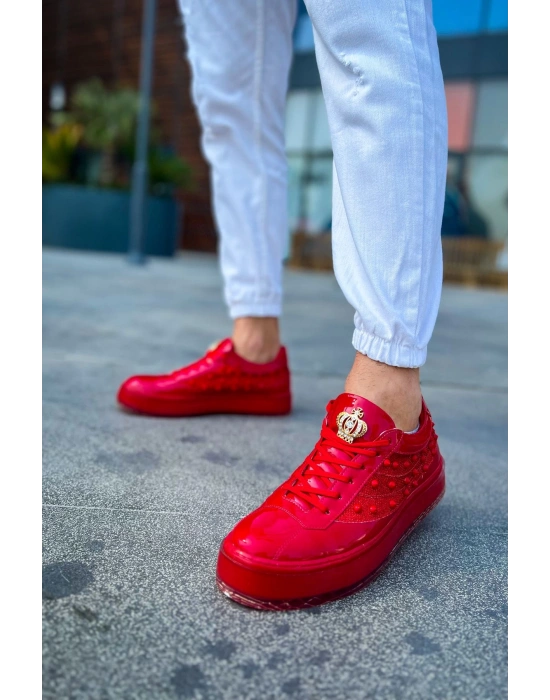 Ch975 Majesty Kt Erkek Ayakkabı Kirmizi Erkek Günlük Ayakkabı