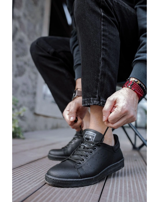 Ch977 Cst Tennis Erkek Ayakkabı Siyah Erkek Günlük Ayakkabı