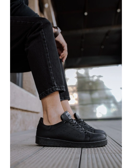 Ch977 Cst Tennis Erkek Ayakkabı Siyah Erkek Günlük Ayakkabı