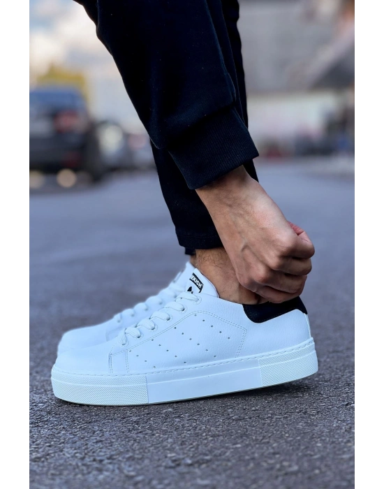 CH983 - CBT Tennis Erkek Ayakkabı BEYAZ/SIYAH