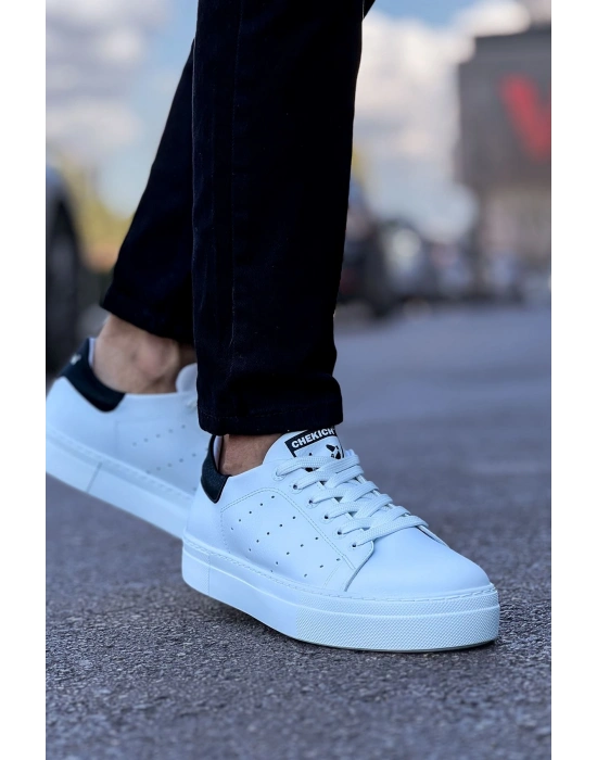 CH983 - CBT Tennis Erkek Ayakkabı BEYAZ/SIYAH