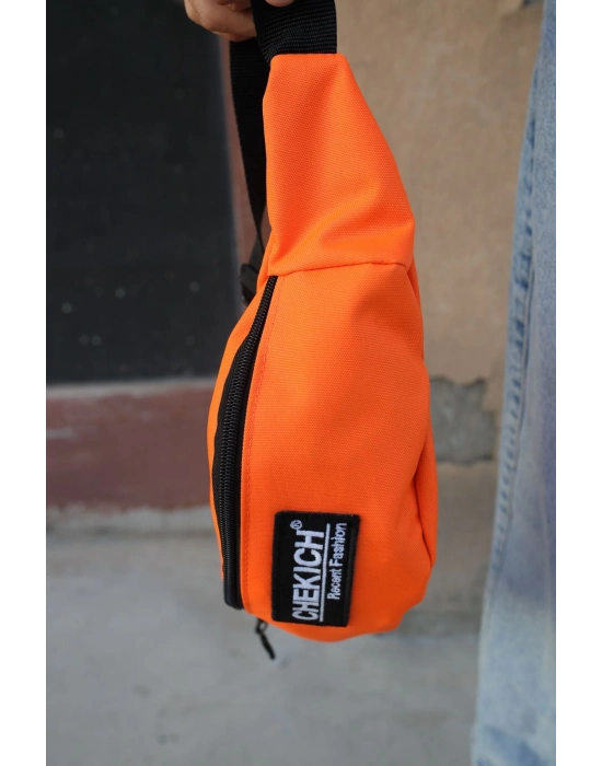 CNT002  Keten Erkek Çapraz Çantası TURUNCU