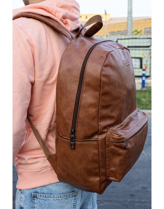 CNT006 Cilt Deri Erkek Sırt Çantası TABA