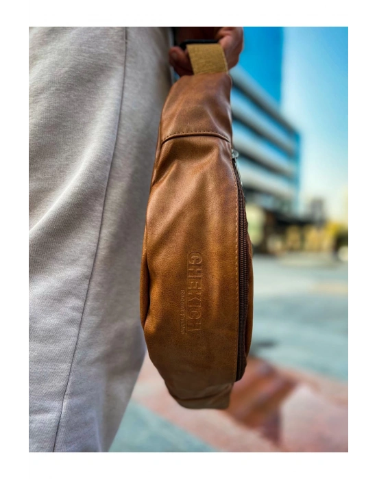 CNT010 Cilt Deri Erkek Çapraz Çanta TABA