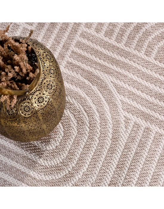 DELTA-Vizon/Krem - Özel Ölçü-Mutfak, Koridor Halısı-Kaymaz Taban-Robot Süpürgeye Uyumlu-Kolay Temizlenebilir-Sisal-Uygun Fiyat
