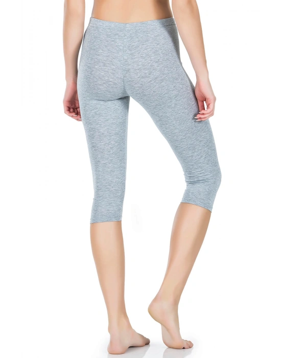 Derya Kurşun Lastikli Kısa Kadın Tayt 411