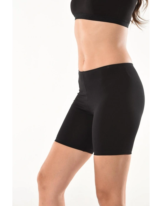 Derya Kurşun Likralı Kısa Kadın Şort Tayt 494