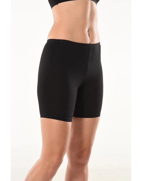 Derya Kurşun Likralı Kısa Kadın Şort Tayt 494