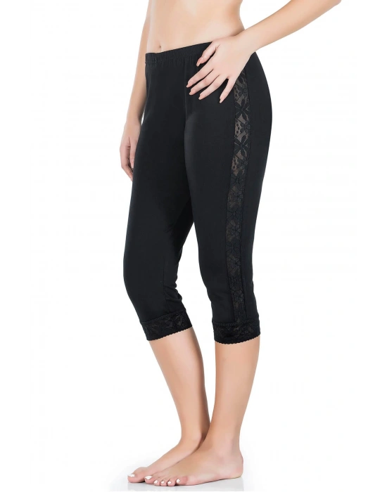 Derya Kurşun Şeritli Kısa Kadın Tayt 417