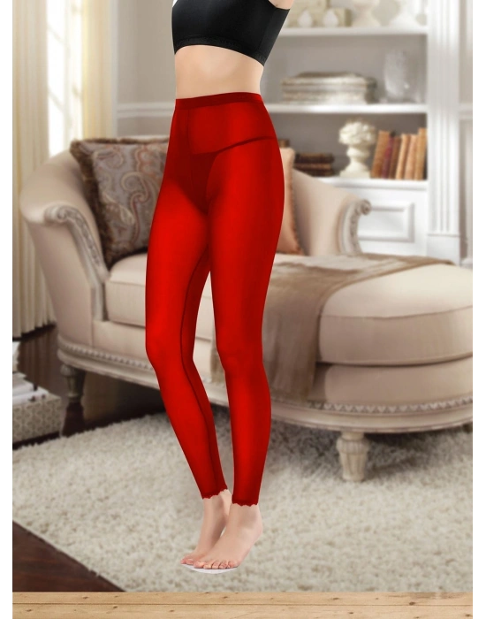 Derya Kurşun Uzun Transparan Kadın Tayt 479K