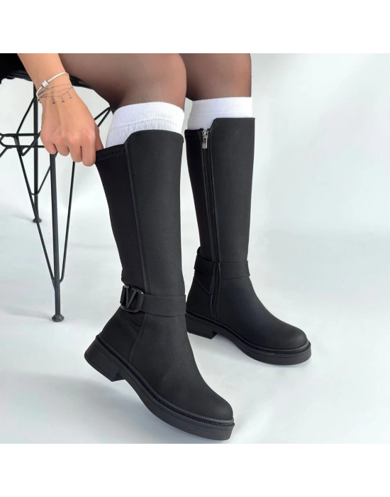 Diona Siyah Nubuk Çizme