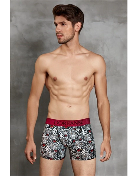 Doreanse Erkek Modal Baskılı Boxer 1812