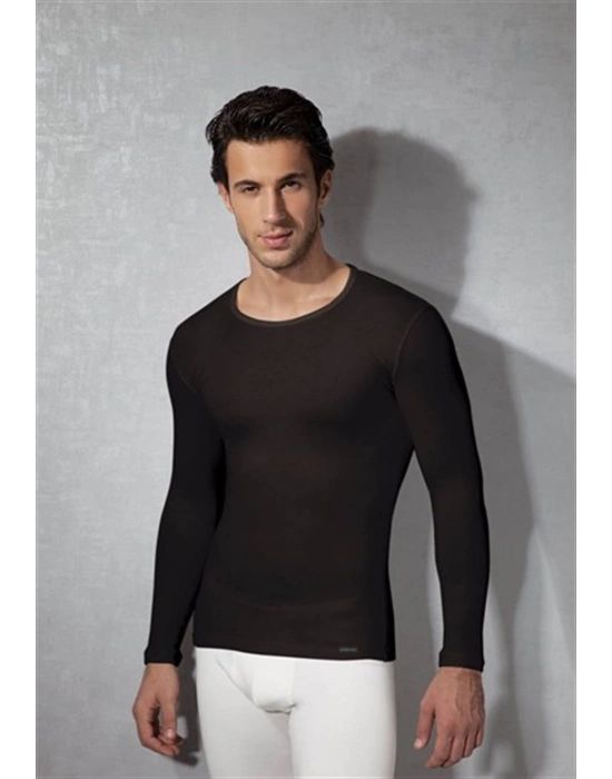 Doreanse Erkek Yuvarlak Yaka Uzun Kol T Shirt 2965