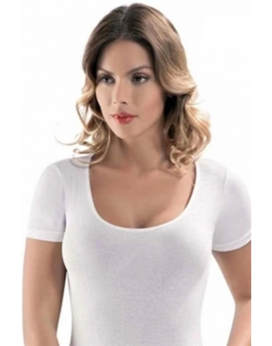 Dorya Açık Yaka Kısa Kol Atlet 1076