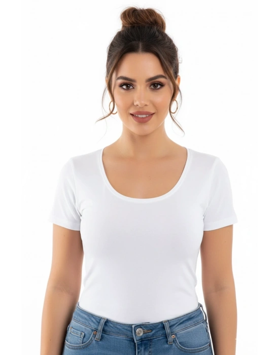 Dorya Açık Yaka Kısa Kol Atlet 1076