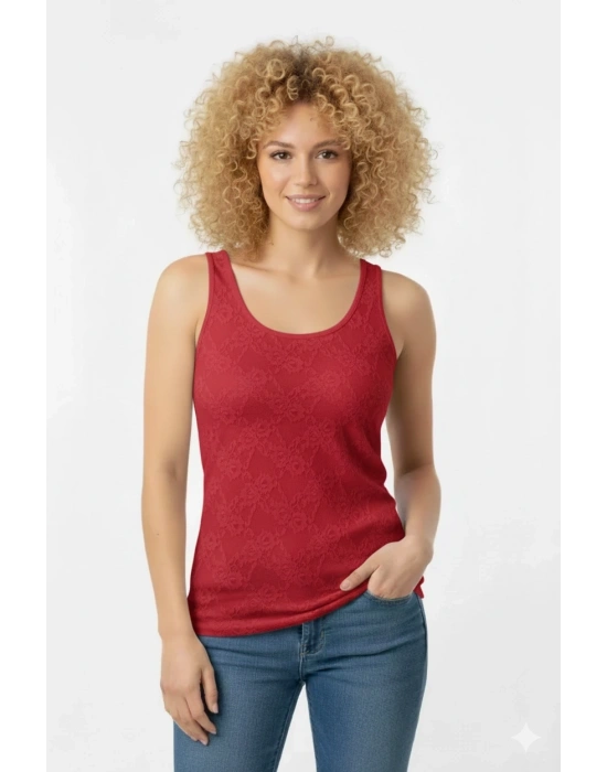 Dorya Dantelli Kalın Askılı Atlet 1031