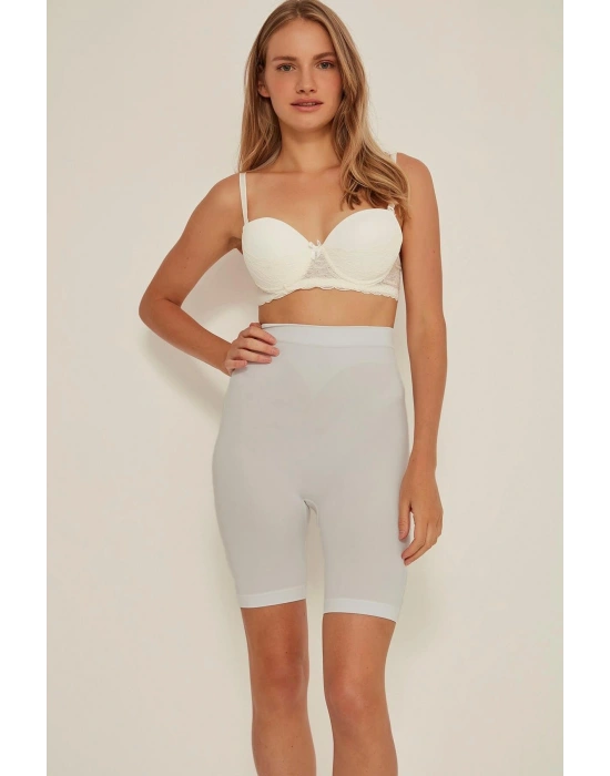 EKRU MI Emay 3005 Soft Uzun Paçalı Boxer Korse