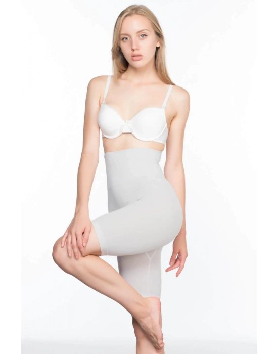 EKRU MI Emay 3200 Pantolon Altı Soft Double Boxer Korse