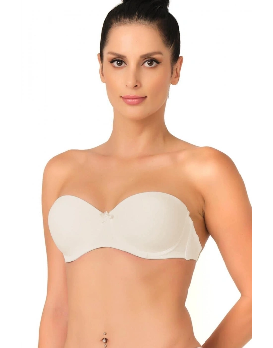 EKRU MI Emay 701 Şeffaf Askılı Sütyen