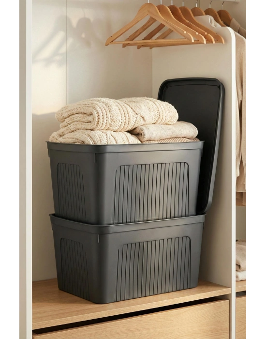 Füme 2Li 27 LT Ünit Saklama Kutusu & Çok Amaçlı Banyo Ve Ev Düzenleyici Organizer