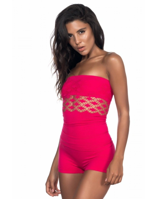 FUŞYA MI Emay 5035 Fantazi Straplez Atlet Korse