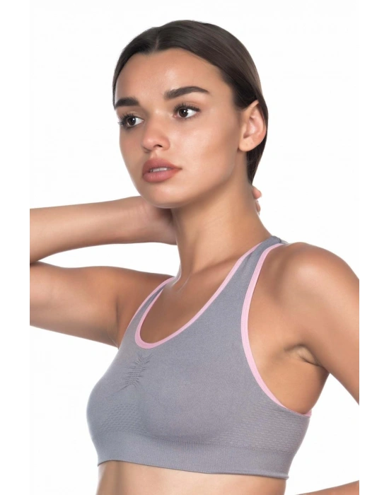 GRİ PEMBE MI Emay 4024 Double Toparlayıcı Büstiyer