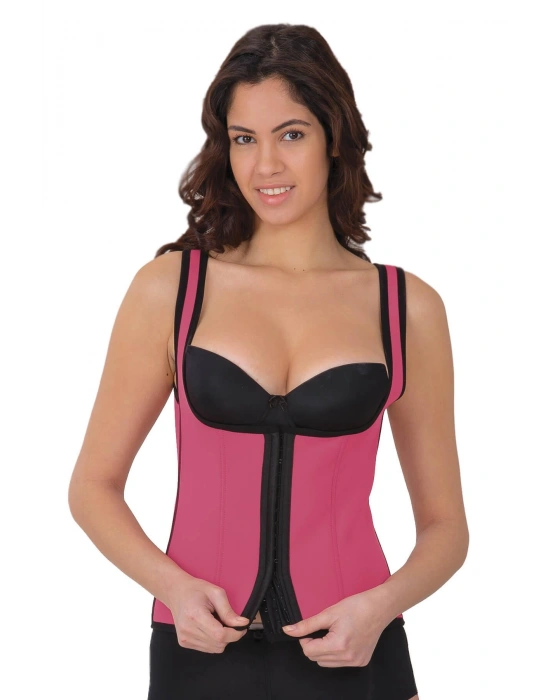 GÜL KURUSU MI 9173 Agraflı Göğsü Açık Atlet Korse