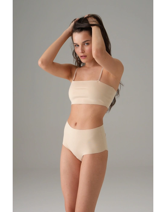 Kadın Ten Invisible Askılı Büstiyer 5583