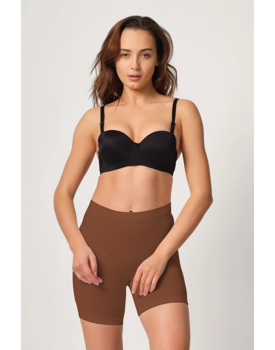 KAHVE MI Emay 3003 Soft Paçalı Boxer