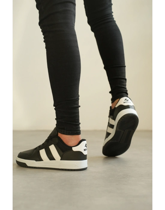 KB-013 Kuback Siyah Beyaz Günlük Erkek Ayakkabı